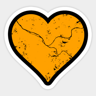 Heart Pittsburgh Sticker